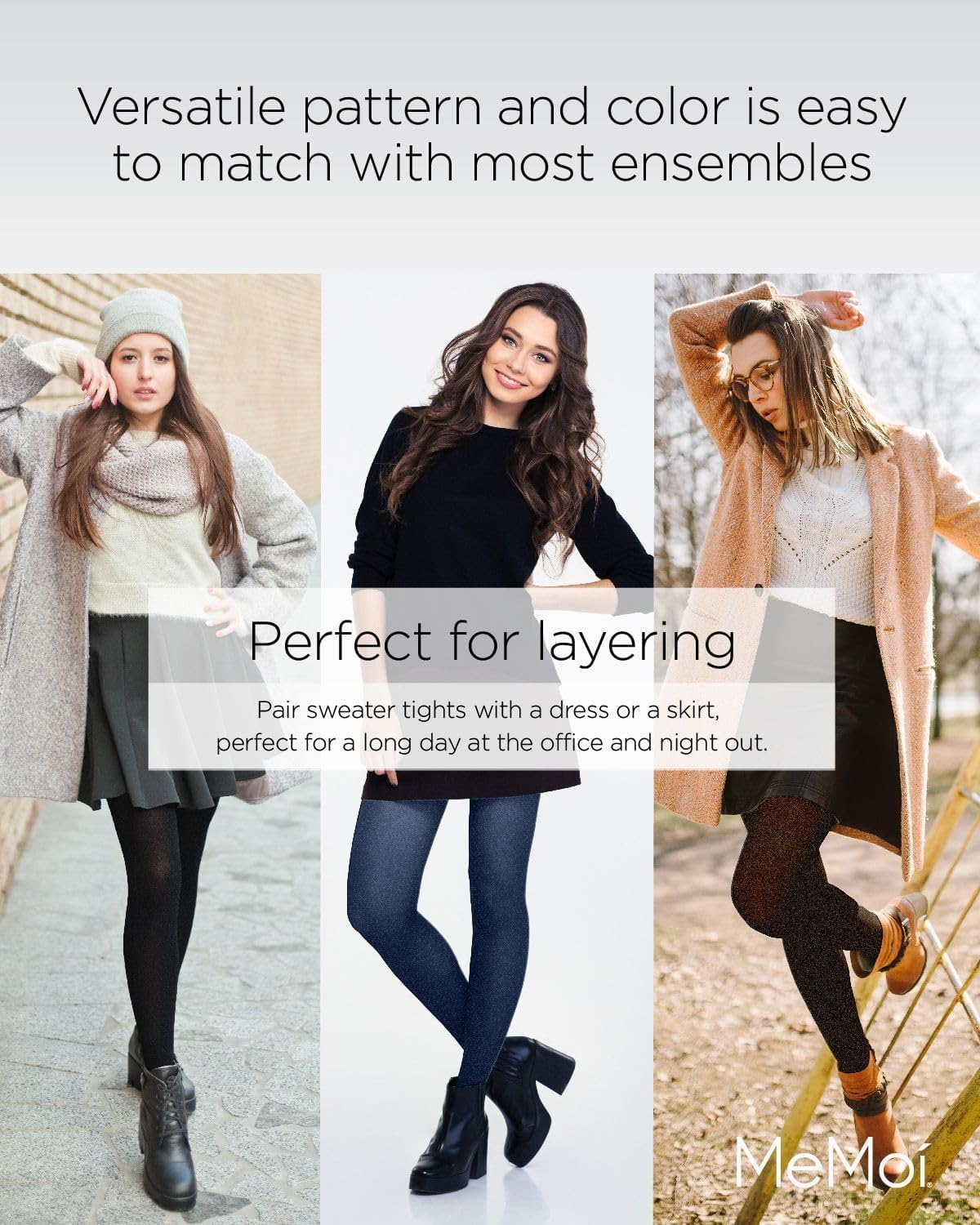 Glasgow Plaid Cotton Tights for Women, Cozy Sweater Tights, Warm and Fashionable Patterned Tights - Sizes Small to 6X