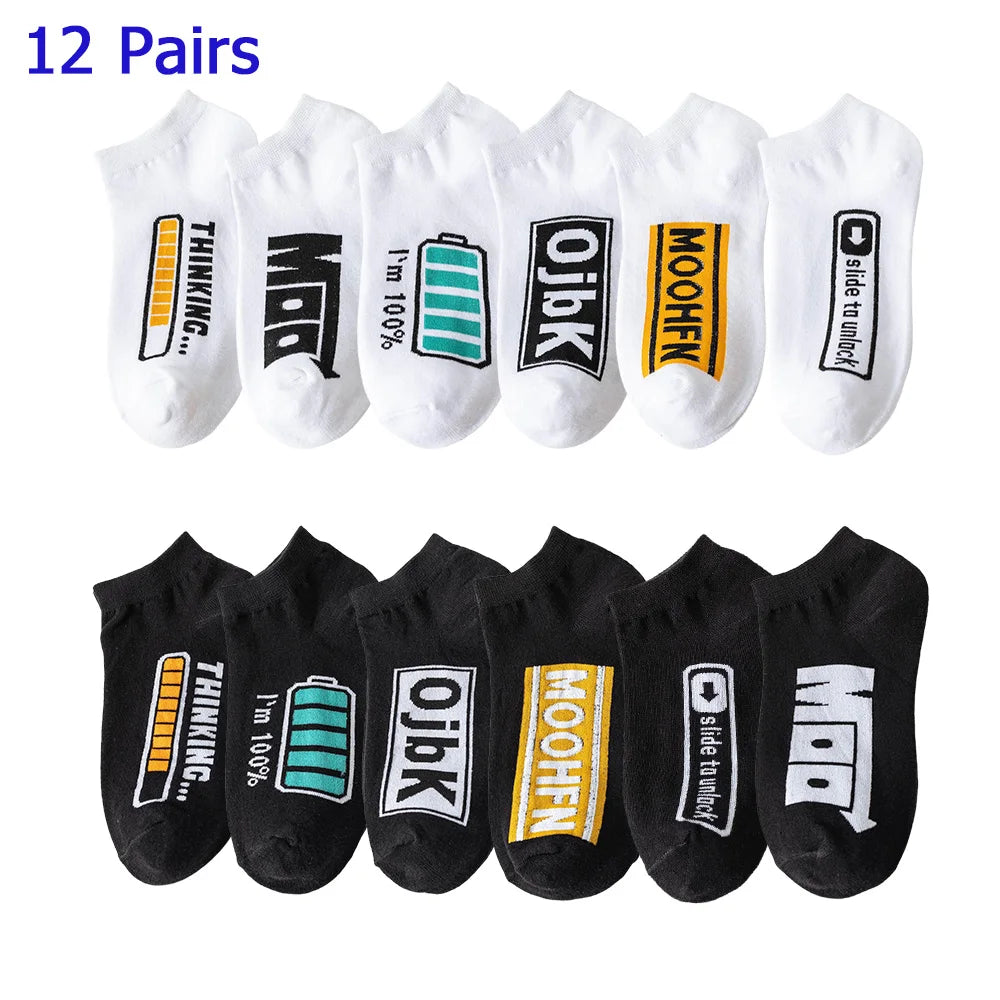 8 Pairs Women's Boat Socks Invisible Low Cut Silicone Non-Slip Summer No-Show Ankle Socks Solid Color Casual Breathable