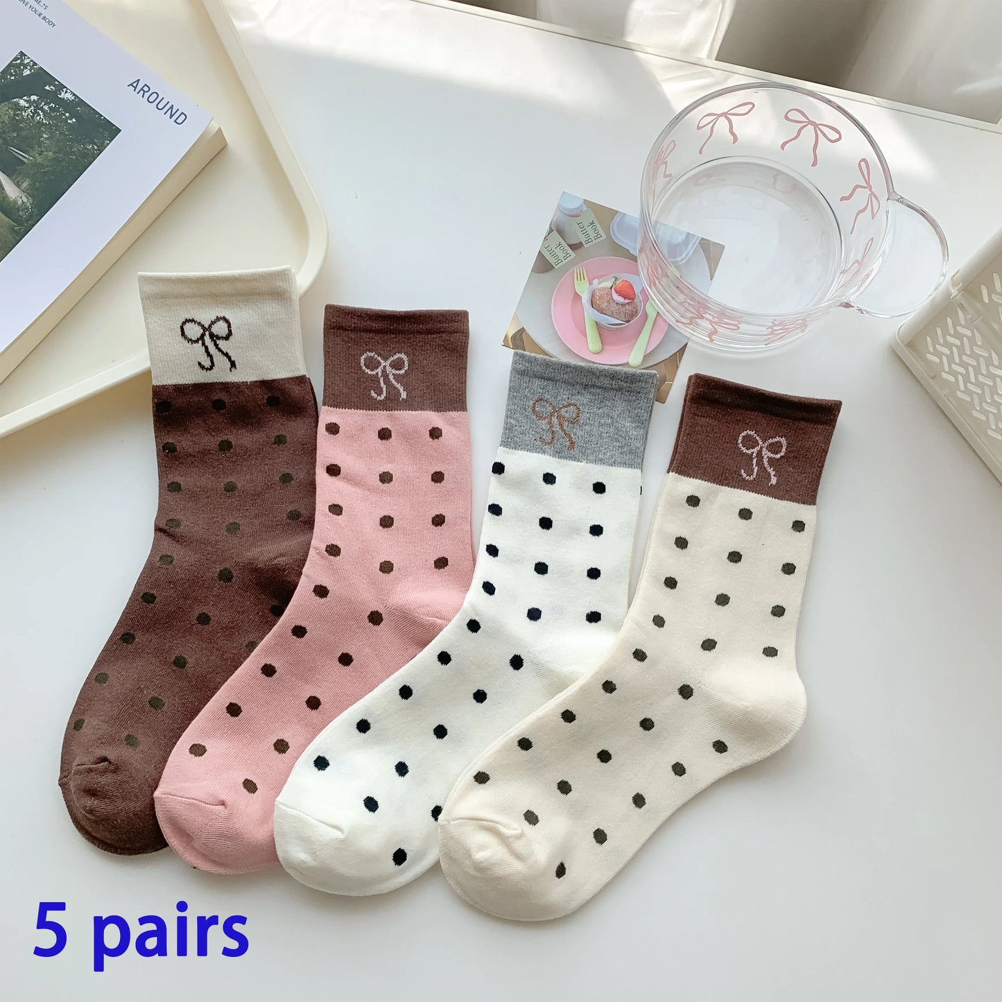 8 Pairs Women's Boat Socks Invisible Low Cut Silicone Non-Slip Summer No-Show Ankle Socks Solid Color Casual Breathable