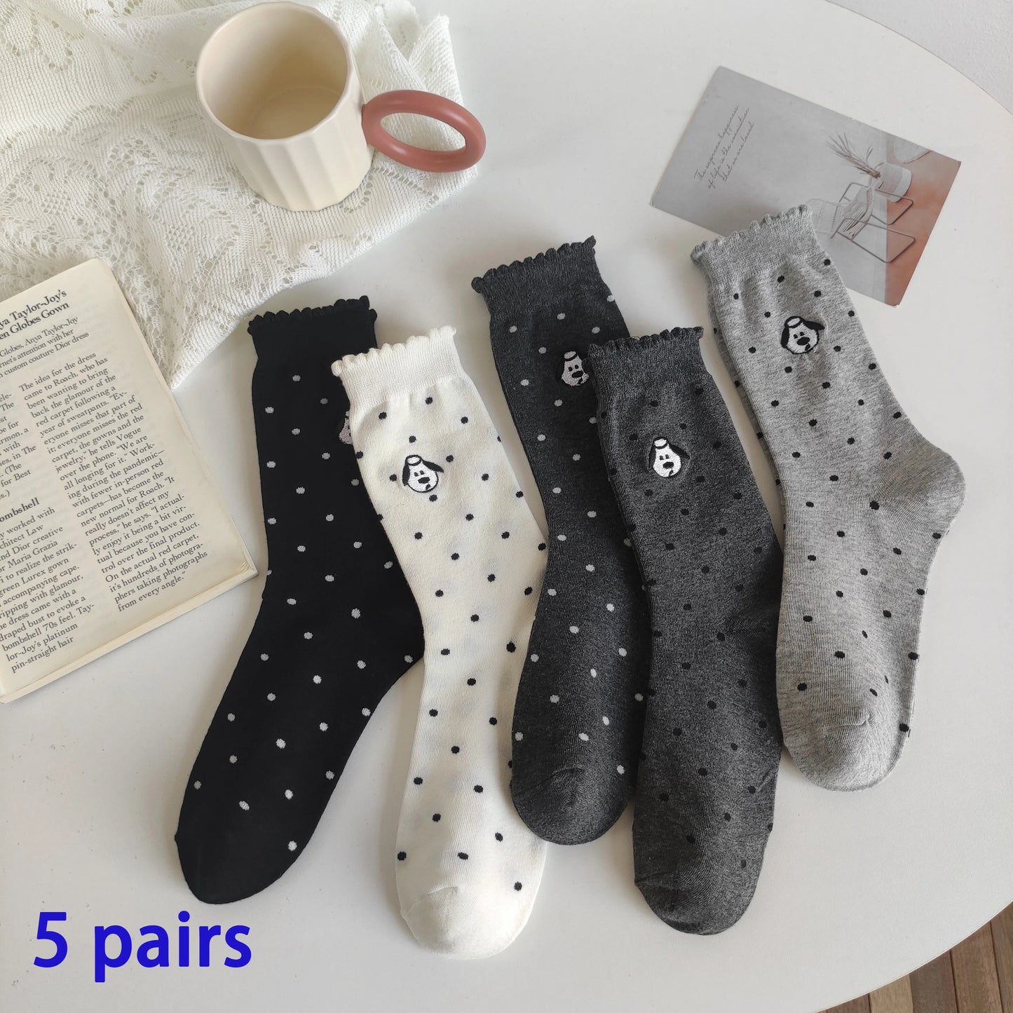 8 Pairs Women's Boat Socks Invisible Low Cut Silicone Non-Slip Summer No-Show Ankle Socks Solid Color Casual Breathable