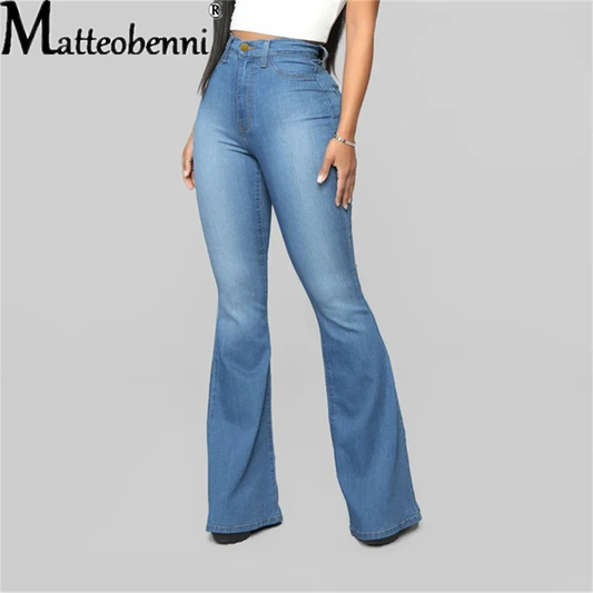 Denim Speaker Pants Skinny High Waist Casual Street Jeans Vetement Femme