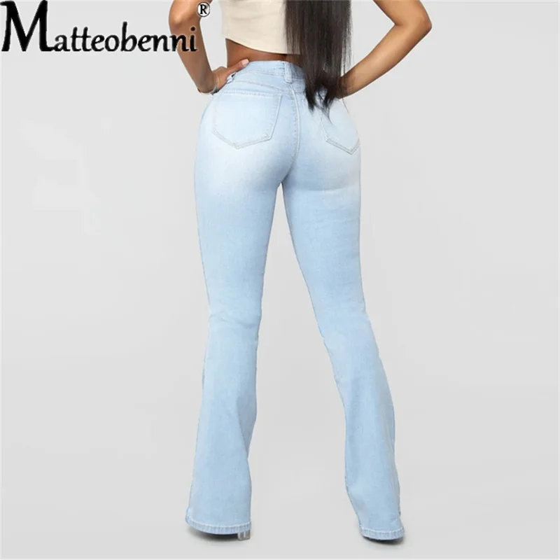 Denim Speaker Pants Skinny High Waist Casual Street Jeans Vetement Femme