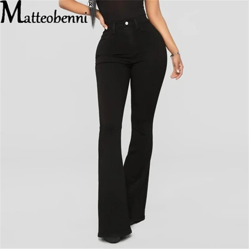 Denim Speaker Pants Skinny High Waist Casual Street Jeans Vetement Femme