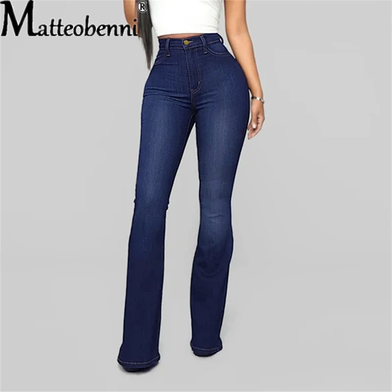 Denim Speaker Pants Skinny High Waist Casual Street Jeans Vetement Femme