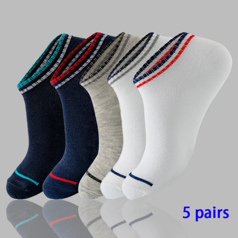 8 Pairs Women's Boat Socks Invisible Low Cut Silicone Non-Slip Summer No-Show Ankle Socks Solid Color Casual Breathable
